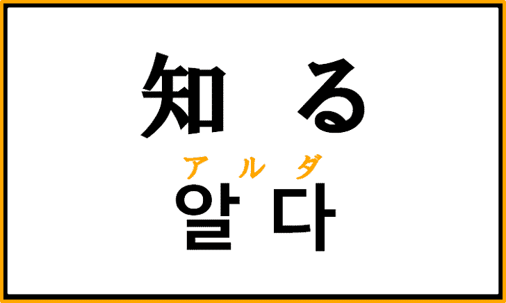 「知る」を韓国語で何というかオリジナル解説！【알다】を覚えよう！